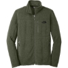 Custom The North Face Sweater Fleece Jacket. New Taupe Green Heather