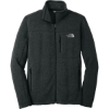 Custom The North Face Sweater Fleece Jacket. TNF Black Hthr