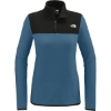 Custom The North Face Womens Glacier 1/4-Zip Fleece ShdyB/TNFB