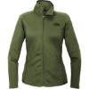 Custom The North Face Womens Skyline Full-Zip Fleece Jacket Four Leaf Clover Heather Green