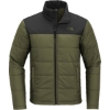 Custom The North Face Chest Logo Everyday Insulated Jacket Burnt Olive Green