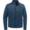 Custom The North Face Chest Logo Ridgewall Soft Shell Jacket Shady Blue