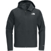 Custom The North Face Barr Lake Hooded Soft Shell Jacket Asphalt Gray Dark Heather