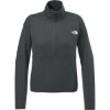 Custom The North Face Womens Double-Knit 1/2-Zip Fleece Asphalt Gray