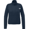 Custom The North Face Womens Double-Knit 1/2-Zip Fleece Summit Navy Blue