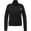 Custom The North Face Womens Double-Knit 1/2-Zip Fleece TNF Black
