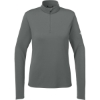 Custom The North Face Womens Ambition 1/4-Zip Smoked Pearl Gray