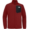 Custom The North Face Dove Creek Full-Zip Fleece Jacket Cardinal Red