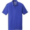 Custom Nike Dri-FIT Hex Textured Polo. Game Royal Blue