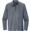 Custom Nike Dry 1/2-Zip Cover-Up Navy Blue Heather