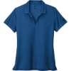 Custom Nike Womens Dri-FIT Micro Pique 2.0 Polo Gym Blue