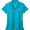 Custom Nike Womens Dri-FIT Micro Pique 2.0 Polo Tidal Blue
