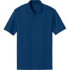 Custom Nike Dri-FIT Micro Pique 2.0 Pocket Polo Gym Blue