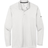 Custom Nike Dri-FIT Micro Pique 2.0 Long Sleeve Polo White