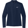 Custom Nike Womens Dri-FIT Element 1/2-Zip Top Navy Blue