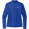 Custom Nike Womens Dri-FIT Element 1/2-Zip Top Royal Blue