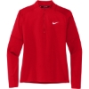 Custom Nike Womens Dri-FIT Element 1/2-Zip Top Scarlet Red