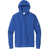 Custom Nike Club Fleece Sleeve Swoosh Pullover Hoodie Game Royal Blue