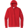 Custom Nike Club Fleece Sleeve Swoosh Pullover Hoodie University Red