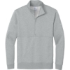 Custom Nike Club Fleece Sleeve Swoosh 1/2-Zip Dark Gray Heather