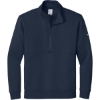 Custom Nike Club Fleece Sleeve Swoosh 1/2-Zip Midnight Navy Blue