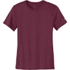 Custom Nike Womens Swoosh Sleeve rLegend Tee Deep Maroon Red
