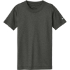 Custom Nike Youth Swoosh Sleeve rLegend Tee Dark Smoke Heather Gray