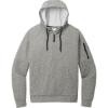 Custom Nike Therma-FIT Pocket 1/4-Zip Fleece Hoodie Dark Gray Heather