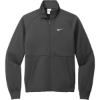 Custom Nike Full-Zip Chest Swoosh Jacket Anthracite Gray