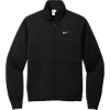 Custom Nike Full-Zip Chest Swoosh Jacket Black