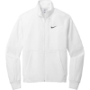Custom Nike Full-Zip Chest Swoosh Jacket White