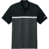Custom Nike Dri-FIT Victory Colorblock Polo Black/Anthracite Gray/White