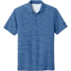 Custom Nike Dri-FIT Striated Polo Game Royal Blue
