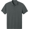 Custom Nike Dri-FIT Smooth Heather Polo Anthracite Heather Gray