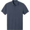 Custom Nike Dri-FIT Smooth Heather Polo Navy Heather Gray