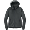 Custom Nike Womens Tech Fleece Full-Zip Hoodie Anthracite Heather Gray