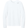 Custom Nike Team rLegend Long Sleeve Tee White