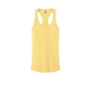 Custom Next Level Apparel Womens Ideal Racerback Tank Banana Cream Yellow
