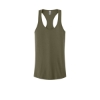 Custom Next Level Apparel Womens Ideal Racerback Tank Military Green