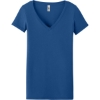 Custom Next Level Apparel Womens Ideal V-Neck Tee Royal Blue