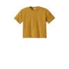 Custom Next Level Apparel Womens Ideal Crop Top Antique Gold