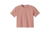 Custom Next Level Apparel Womens Ideal Crop Top Desert Pink