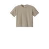Custom Next Level Apparel Womens Ideal Crop Top Tan