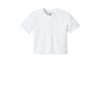 Custom Next Level Apparel Womens Ideal Crop Top White