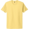 Custom Next Level Apparel Adult Cotton Tee. Banana Yellow Cream