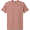 Custom Next Level Apparel Adult Cotton Tee. Desert Pink