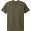 Custom Next Level Apparel Adult Cotton Tee. Military Green
