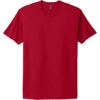 Custom Next Level Apparel Adult Cotton Tee. Red