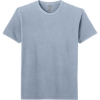 Custom Next Level Apparel Soft Wash Cotton Tee Washed Stonewash Denim Blue