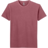 Custom Next Level Apparel Soft Wash Cotton Tee Washed Mauve Red
